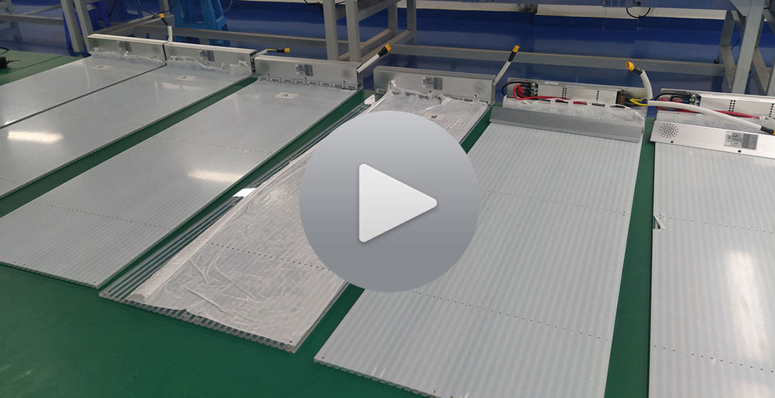 LED贴膜屏生产过程